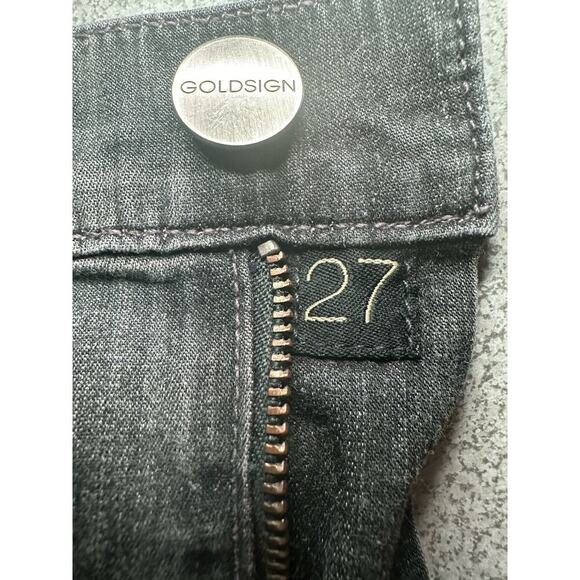 Goldsign | Size: 27 | Lure Skinny Jeans Faded Charcoal Wash Stretch Made in USA - Picture 3 of 11